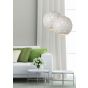 Lucide Otona - lampe suspendue - Ø 40 x 170 cm - blanc