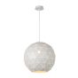 Lucide Otona - lampe suspendue - Ø 40 x 170 cm - blanc