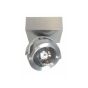 Artdelight Dutchess LED - spot en saillie 1L - 12,8 x 12,8 x 18 cm - 13W LED dimmable incl - aluminium