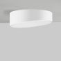 Nova Luce Maggio - plafonnier - Ø 40 x 12 cm - 30W LED incl. - blanc sable et blanc mat