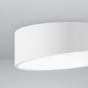 Nova Luce Maggio - plafonnier - Ø 40 x 12 cm - 30W LED incl. - blanc sable et blanc mat