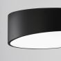 Nova Luce Maggio - plafonnier - Ø 40 x 12 cm - 30W LED incl. - noir sable et blanc mat