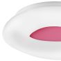 Nova Luce Cia - plafonnier - Ø 45 x 9,5 cm - 38W LED dimmable incl. - rose