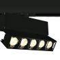 ONE Light Mirror Square - spot sur rail - système de rail triphasé - 19,3 x 5,4 x 5,4 cm - 20W LED incl. - noir