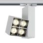 ONE Light Mirror Square - spot sur rail - système de rail triphasé - 8 x 5,4 x 14,8 cm - 15W LED incl. - blanc