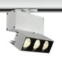 ONE Light Mirror Square - spot sur rail - système de rail triphasé - 11,8 x 4,2 x 5,4 cm - 12W LED incl. - blanc