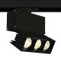 ONE Light Mirror Square - spot sur rail - système de rail triphasé - 11,8 x 4,2 x 5,4 cm - 12W LED incl. - noir