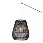 Lucide Nerida - lampe suspendue - Ø 35 x 389 cm - IP44 - noir