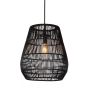 Lucide Nerida - lampe suspendue - Ø 35 x 389 cm - IP44 - noir