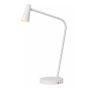 Lucide Stirling - lampe de table rechargeable - 30,5 x 14 x 47,5 cm - 3 step dimmer - 3W dimmable LED incl - blanc