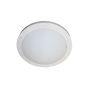 Artdelight Yuca - plafonnier de salle de bain - Ø 30 x 8 cm - 12W LED incl. - IP44 - blanc