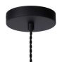 Lucide Teun - lampe suspendue - Ø 13 x 150 cm - noir