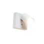 Artdelight Master - Applique murale avec interrupteur et port USB - 11,5 x 12,5 x 11,5 cm - 6W LED incl. - blanc