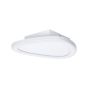 Brilliant Vanda - plafonnier - 28 x 24 x 5,5 cm - 20W easyDim LED incl - blanc