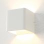 Artdelight Fulda - applique murale - 10 x 10 x 10 cm - 6W LED dimmable incl - dim to warm - white