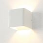 Artdelight Fulda - applique murale - 10 x 10 x 10 cm - 6W LED dimmable incl - dim to warm - white