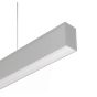 Roi Du Luminaire Slim Line - lampe suspendue - 58 x 5,5 x 3,3 cm - 11W LED incl. - alu - dimmable avec télécommande - couleur de lumière blanc chaud (3000K)