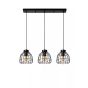 Lucide Filox - lampe suspendue - 80 x 20 x 181,5 cm - noir