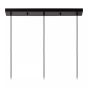 Lucide Filox - lampe suspendue - 80 x 20 x 181,5 cm - noir