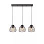 Lucide Filox - lampe suspendue - 80 x 20 x 181,5 cm - noir