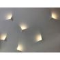 VK Lighting Asteri - applique murale - 24,5 x 7,5 x 20,5 cm - 3W LED incl - blanc