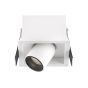 Nova Luce Desert - spot - 6,2 x 6,2 x 6,6 cm - 3W LED incl - blanc